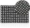 NAUSHA Rubber Hollow Mat Outdoor Entrance Thick Children Playground Garden Safety Floor Matting Anti Fatigue None Slip Drainage Black Door Mat Heavy Weight Washable Large Ramp Mat