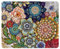 ITNRSIIET Mouse Pad with Stitched Edges, Premium-Textured Mouse Mat Pad, Non-Slip Rubber Base Mousepad for Gaming Laptop Computer & PC 260×210×3mm, Succulent Flower