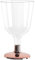 Santex - 6 Verres Eau/VIN 15CL Rose Gold Chrome