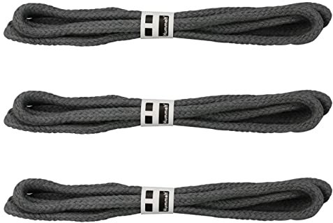 Hummelt® Baumwollseil Baumwollkordel (H) 3x 8mm 7,5m grau, an jedem Ende mit Kreppband verschlossen