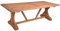 Lomadox Terrassentisch Gartentisch Tisch aus recyceltem Teak-Holz, B/H/T: ca. 220/75/100 cm