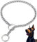 LOS ANDES Dog Chain Collar, Stainless Steel, Slip-on, Silver, Large, Medium & Large Dogs, Choke Chain Design, Adjustable Length, Customer Service Guarantee