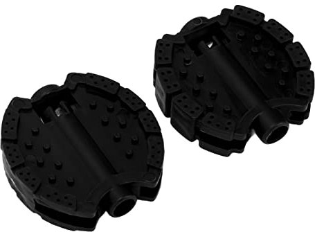 Dreirad-Replament-Pedale, Kinder-Dreirad-Pedale, Kunststoff, 2 Stück, Kinderfahrradpedal, Kunststoff, Kinder-Dreirad, Fahrradpedale, Kind, Kinderwagen, Vorderrad, Fußpedal, Sories (Schwarz)