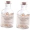 DOITOOL Aroma Candle Match 2pcs 1 bottled matches White Accent Decor Decorative Matches In Glass Jar vintage glass bottles vintage decor wedding decor Matches Container bell shaped