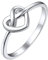 ChicSilver 925 Sterling Silver Rings For Women Promise Ring Love Knot Rings Engagement Ring Wedding Band Rings