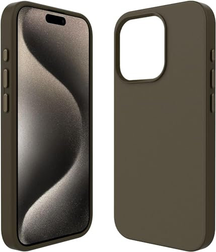 YEFEFYE FineWoven Case Compatible with iPhone 15 Pro Max FineWoven Fine Woven Case Compatible with MagSafe (Taupe)