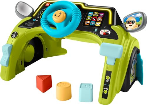Fisher-Price HTW88 Jouet d'apprentissage pour bébé et tout-petit Rire et apprendre à s'asseoir et à diriger avec étapes intelligentes pour enfants de 6 mois et plus