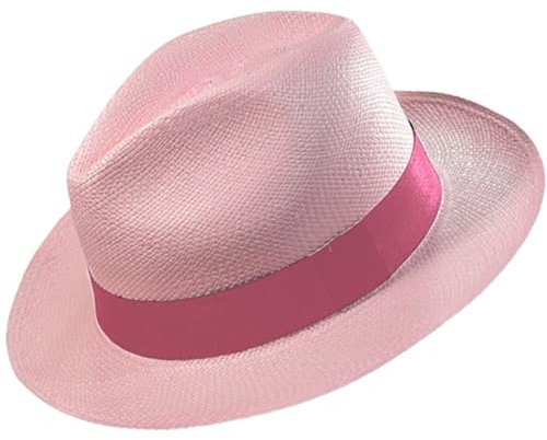 Gamboa Sombrero Panama Hombre y Mujer de Paja Toquilla Original de Ecuador Verano Fedora Playa