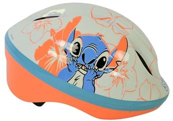 casco per bambini licenza stitch misura cm 52-56 regolabile