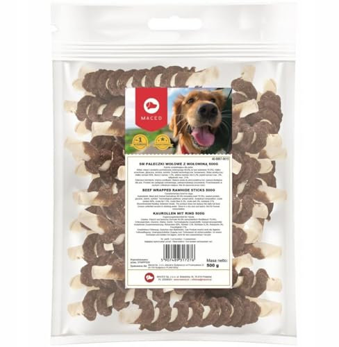 Maced Snack für Hunde, Rind, Ente, 500 g