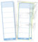 itenga 50x Ordneretiketten Ordnerrückenschild für breite Ordner I Aufkleber für Ordnerrücken selbstklebend aus Haftpapier 6x19cm (hellblau)