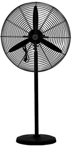 Ventilatori a piedistallo Ventilatore grande da 22,27,31 pollici/Piedistallo elettrico da pavimento industriale/Foglia in alluminio/Controllo meccanico silenzioso Velocità del vento regolabi