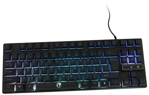 Angoily Teclado Mecánico De Teclas Teclado De Computadora De Oficina Iluminación De Color para Retroiluminado