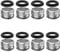 8-Piece Brass Tap Spout Aerator Set with Gasket - 24MM Male Threaded Aerator Inserts