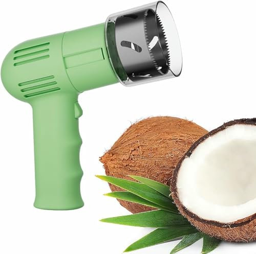 Outil d'ouverture de noix de coco – Ouvre-noix de coco électrique pour jus de magasin de restaurant, outil de poinçonnage portable en acier inoxydable, extracteur de coquilles réutilisable, facile à