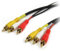 Velocraze Câble 3 x RCA mâle/mâle, 30 m de long, idéal pour la transmission audio et vidéo avec connecteurs de haute qualité.