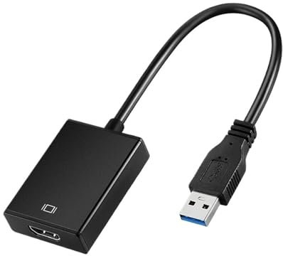 OMTUWORZ Cavo adattatore HD da USB 3.0 a HDMI femmina senza driver, cavo HDTV for proiettore portatile
