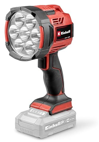 Einhell Akku-Lampe TE-CL 18/2500 Li-Solo | PXC | 18 V | 2500 lm in 2 Stufen | 6500 K | 640 m Leuchtweite | 7 LEDs | Stativgewinde | ohne Akku