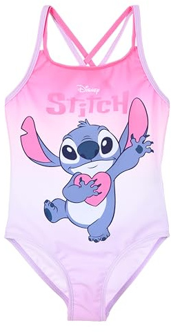 Disney Stitch Badeanzug Mädchen, Lilo und Stitch Badebikini Badebekleidung, schnell trocknend, bequem, Strandbekleidung, Strand, Schwimmbad