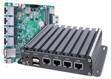 N100/150 mini soft router 4 network port industrial computer visual inspection small industrial all-in-one computer(N100)