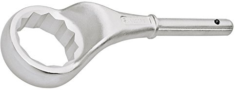 GEDORE 2 A 90 mm Zugringschlüssel gekröpft, Professioneller Schraubenschlüssel, Hohe Stabilität, Werkzeugstahl, Ideal für Handwerker und Heimwerker - 90mm