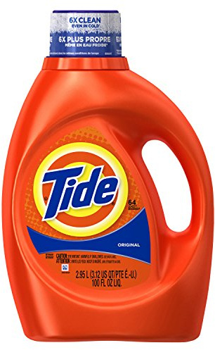 Tide Original Scent Liquid Laundry Detergent, 100 Fl Oz (Packaging May Vary)
