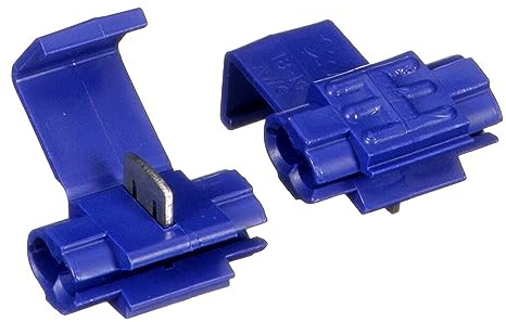 3M Scotchlok Electrical IDC 560B-BULK, Blue, 18–16 AWG (solid/stranded), 14 AWG (stranded), 500 per carton