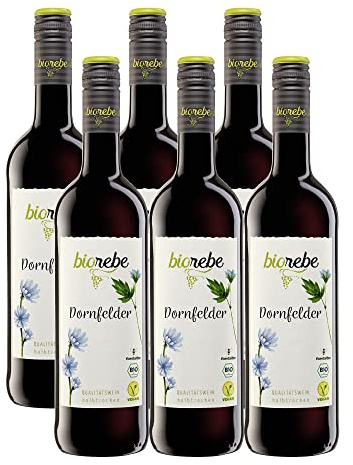 BIOrebe Dornfelder Rotwein Qualitätswein (6 x 0,75l)