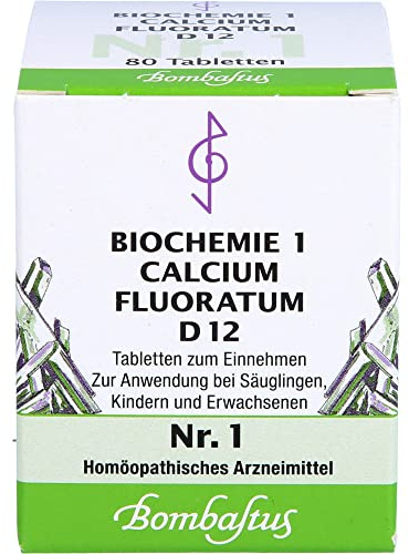 BIOCHEMIE 1 Calcium fluoratum D 12 Tabletten 80 St