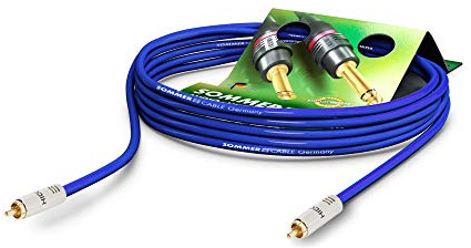 SommerCable SC-Vector 0.8/3.7 S/PDIF 75 Ohms, Cinch HI-CM12 / Cinch HI-CM12 HICON (3m)