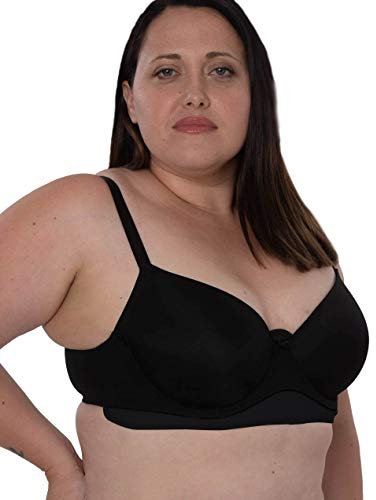 Chaffree Anti Chafing Sweat Control Bra Liner Band Large (from C Cup Upwards) 1 Pack Black