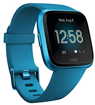 Fitbit Versa Lite Health & Fitness Smartwatch with Heart Rate, 4+ Day Battery & Water Resistance, Marina Blue