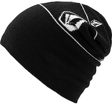 Volcom Herren Deadly Stones Snow Beanie-Mtze, schwarz, Einheitsgröße