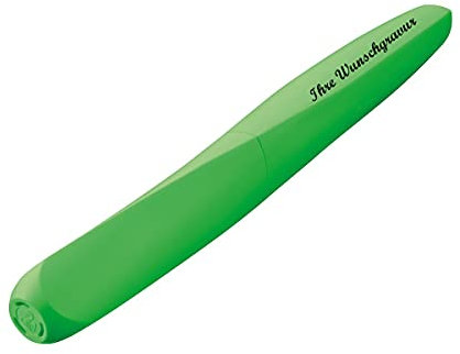Pelikan Füllhalter mit Namensgravur - Füller - Twist M-Feder Neon Grün