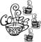 Hotop 4 Pieces Metal Coffee Cup Wall Decor Coffee Bar Decor Cafe Themed Wall Art Decoration Vintage Cup Signs for Kitchen Decorations Shop Restaurant Lounge Decorations(Black)