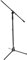 PDM ECO Pied de Microphone Perche Noir, PLUGGER STUDIO, hauteur réglable