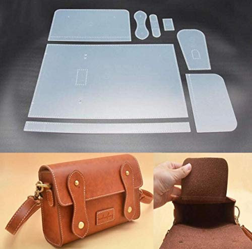 NAZUSA DIY PVC Vorlage für Cambridge-Tasche/Schultertasche/Crossbody-Tasche, PVC, durchscheinend, 1 Set