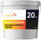 h2oplus Pintura Vulcanizante SOLUTION NEGRO · Membrana Líquida en base agua · Pintura sellante que una vez seca Vulcaniza formando una membrana continua · 20KG