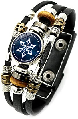 Sonsoke Verstellbares Retro-Armband Element Armband God's Eye Time Gem Armband (Cryo)