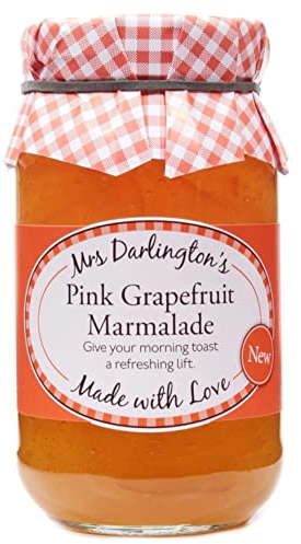 Marmellata di pompelmo rosa di Mrs Darlington, 340 g, confezione da 6
