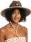 Roxy Sombrero de paja Tomboy para mujer, Beige, M-L