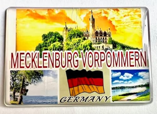 Mecklenburg Vorpommern Magnet Deutschland Germany Mecklenburg Vorpommern Souvenir Mecklenburg Vorpommern Kühlschrankmagnet,Geschenkartikel, Reiseandenken