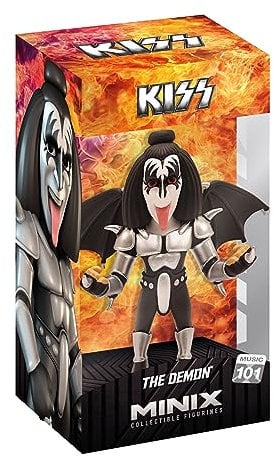 MINIX 98069 Kiss Der Teufel Cardgame, Einfarbig, Black, The Demon
