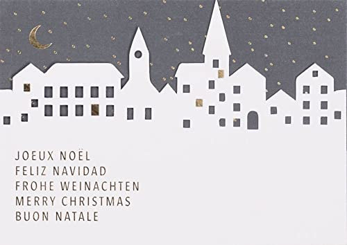 Räder Scherenkarte Frohe Weihnachten 5-sprachig