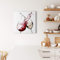 A.S. Création Leinwandbild Wein Weingläser Rotwein Weißwein - Kunstdruck weiß rot - 50x50 cm Quadratisch - moderne Wanddekoration Schlafzimmer Wohnzimmer Küche - Bild auf Keilrahmen