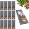 LUISAS Besteckhalter Weihnachten,12 Stück Bestecktasche Weihnachten, Tischdeko Weihnachten Besteck Taschen für Party Tisch Weihnachtsdeko (Filz)