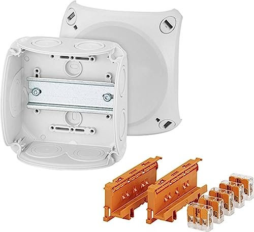 Hensel 62000419 Abzweigkasten mit Schraubklemmen, halogenfrei (L x B) 130 mm x 130 mm 1 St.