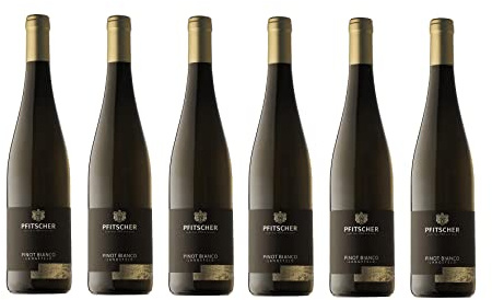 6x 0,75l - Pfitscher - Langefeld - Pinot Bianco - Alto Adige D.O.P. - Südtirol - Italien - Weißwein trocken