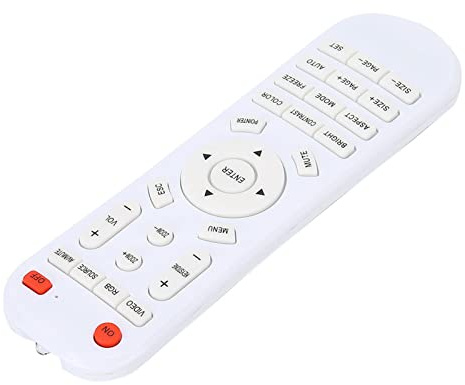 for Projector Remote, White Remote Control Controller Replaceme The Remote Distance Is Up to 10m 33ft. Nt for Projector