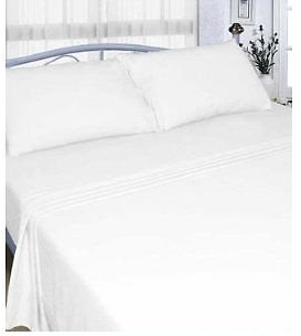 Rayyan Linen Sábana encimera de franela térmica 100% algodón cepillado de lujo suave sábana encimera o fundas de almohada (blanco, King)